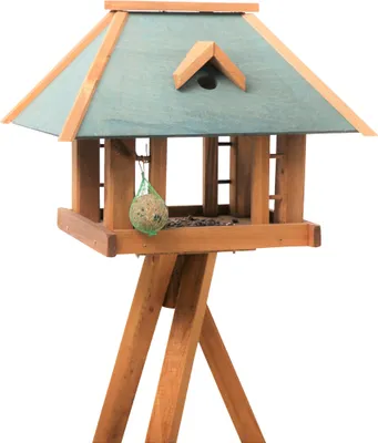 Produktbild von SIENA GARDEN Grünfink  Vogelhaus Grünfink mit Ständer P06854