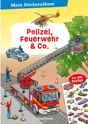 Obrázek produktu pro Mein Stickeralbum - Polizei, Feuerwehr & Co.