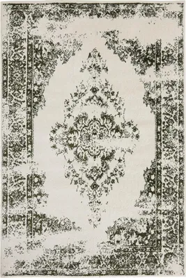 Obrázek produktu pro benuta vintage koberec obývací pokoj Sia Krémová/Zelená 80x150 cm obývací pokoj ložnice měkký orientální obdélníkový