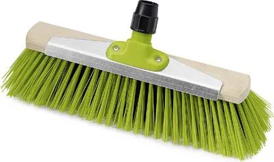 Image de Balai Prestige Elaston/PET avec support de manche et tôle de raclage L.400mm Prestige