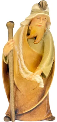 Holz-Kamelier für Krippe, 10 cm, handbemalt, religiös