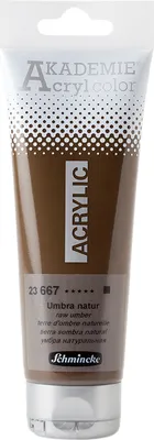 Produktbild von Schmincke 120ml AKADEMIE Acryl color Umbra natur Acryl 23 667 012