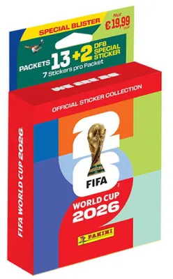 Produktbild von Panini FIFA World Cup 2026 Sticker - 1 Eco-Blister #2 (13 Tüten)