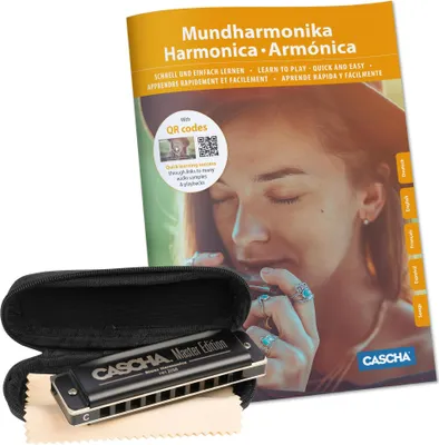 Produktbild von Cascha HH 1630 EN Master Edition Blues Set C-D-E-F-G-A-Bb Diatonisch Mundharmonika