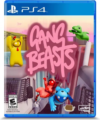 The cover art for the video game Gang Beasts on PlayStation 4.