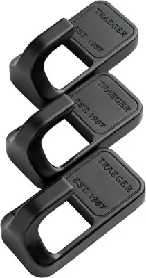 Produktbild von Traeger BAC536, Haken, Schwarz, Titan, Aluminium, Traeger, 3 Stück(e)