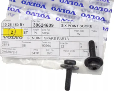 Image de VOLVO S60 V60 boulon de renforcement avant M6x25 OE 30624609