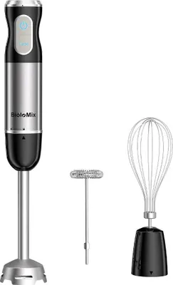 Obrázek produktu pro Ruční mixér, příkon 1000 W, čepel z nerezové oceli, HB3016 BLACK 3 IN 1, zástrčka EU, 3 v 1
