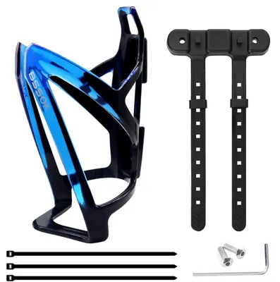 Imagen del producto de Soporte para botella de agua para bicicleta, de plástico, ligero y duradero
