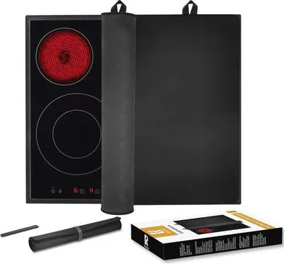 Imagen del producto de Protección para inducción: Protector contra salpicaduras y cubierta para placas de cocina de inducción