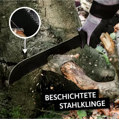 Obrázok produktu pre Súprava sekera-nož-píla vrátane parcord + ohňovzdorná oceľ v plastovej krabici