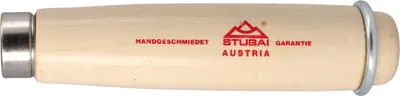 Image de STUBAI manche en bois 160 mm en hêtre blanc pour les ciseaux de charpentier Stubai, pour un travail précis du bois