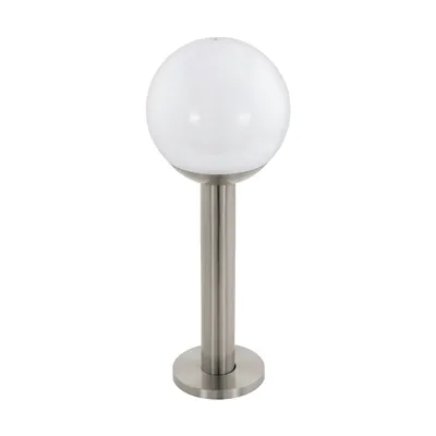 Produktbild von Eglo 900266 NISIA-Z LED Außen-Stehleuchte 9W Sockel Ø200mm Edelstahl Weiss IP44 Dimmbar