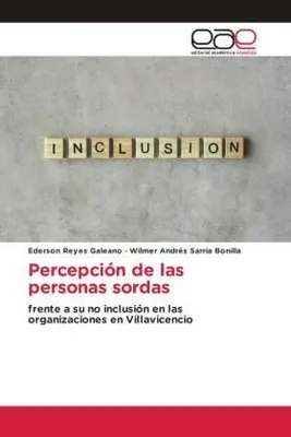 Produktbild von Percepción de las personas sordas