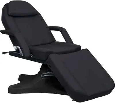 Obrázok produktu pre Masážny stôl, čierny 180x62x(86,5-118) cm