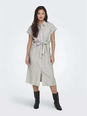 Produktbild von Only Hannover Sarah Kurzarmkleid Beige L Damen Beige L