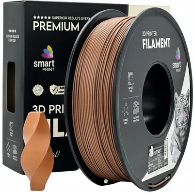 Zdjęcie produktu dla Filament PLA+ Brown Brązowy Smart Print 1,75mm 1000g Drukarka 3D