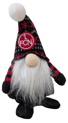 Produktbild von 1. FC Nürnberg Wichtel – Weihnachtsdeko Figur mit Vereinslogo – Fanartikel