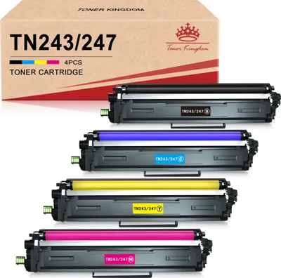 Produktbild von 4er-Pack Kompatibel Toner ersetzt Brother TN247 TN243 TN-247 TN-243 MFC-L3750CDW DCP-L3550CDW HL-L3210CW MFC-L3730CDN Drucker
