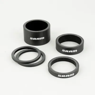 Obrázek produktu pro Sada distančních podložek pod hlavové složení Sram UD Carbon 2,5 mm x 2, 5 mm x 1, 10 mm x 1, 20 mm x 1