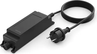 Produktbild von Philips Netzteil mit EU-Standardstecker, Beleuchtungsstromversorgung, Schwarz, Kunststoff, Garten, Terrasse, Terrasse, Garten, IP67