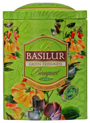 Obrázok produktu pre Čaj Basilur Green Freshness, zelený, plechovka - 100 g