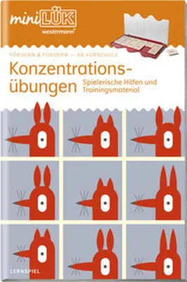 Obrázok produktu pre LÜK miniLÜK Buch Konzentrationsübungen 1 ab 6 Jahren 240311