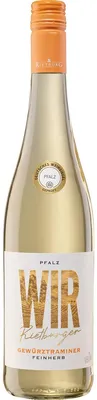 Produktbild von Wir Rietburger Weißwein Pfalz Gewürztraminer QbA feinherb 0,75l