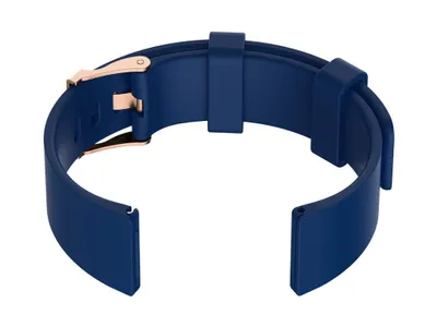 Produktbild von Gummigürtel für die U15 -Uhr - Granat/Rosgold - 20 mm