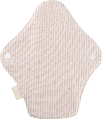Produktbild von 7,5 x 2,6 Zoll (ca. 19 x 6,6 cm) wiederverwendbare Damenbinden, waschbare Slipeinlage, Menstruationsbinde