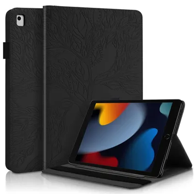 Image de Étui pour iPad 9/8/7 (10,2 pouces) - Étui folio en cuirPolyuréthaneavec support pour stylet