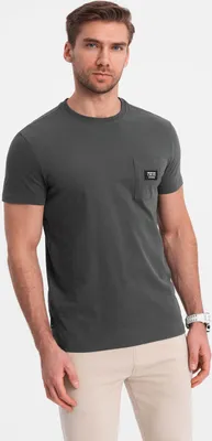 Produktbild von Ombre Clothing Kurzarmhemd für Männer Vokiac graphit S
