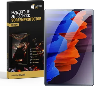Produktbild von 4x Panzerfolie für Samsung Galaxy Tab S8 Plus ANTI-SHOCK Displayschutz Schutzfolie HD KLAR ANTI-SHOCK/ ANTI-KRATZ/ ANTI STOSS/ ANTI BRUCH/ ANTI SPLITTER