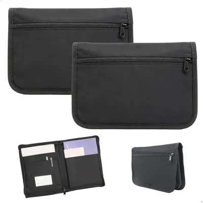 Zdjęcie produktu dla 2 sztuki, segregator samochodowy, segregator na dokumenty formatu A5 (24 x 17,5 cm) z przegródkami do przechowywania dokumentów związanych z samochodem