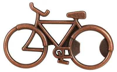 Fahrrad-Flaschenöffner, Bieröffner in Geschenkbox, 8x5 cm