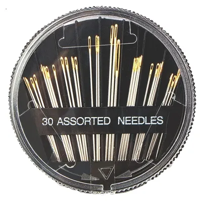 Nähnadeln-Set, 30 Handnähnadeln, 3,2-5,1 cm