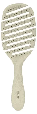 Imagen del producto de Beter, cepillo flexible para el cabello con fibras naturales, para adultos, ideal para el cabello rizado, color beige, fabricado con fibras naturales, procedente de España, unidad
