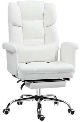 Produktbild von HOMCOM Bürostuhl, Ergonomisch Schreibtischstuhl mit Liegefunktion, Lendenkissen