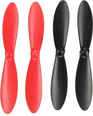 Produktbild von H107C-A36 - Rotorblätter Rot/Schwarz
