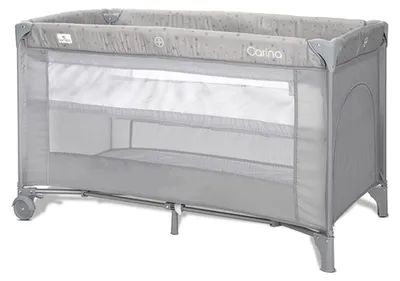 Image de Parc bébé à 2 niveaux Lorelli - Carina, gris
