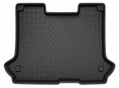 Zdjęcie produktu dla Mata do bagażnika do Fiat Doblo I 2002-2009 (standardowy bagażnik) – czarne, dopasowane