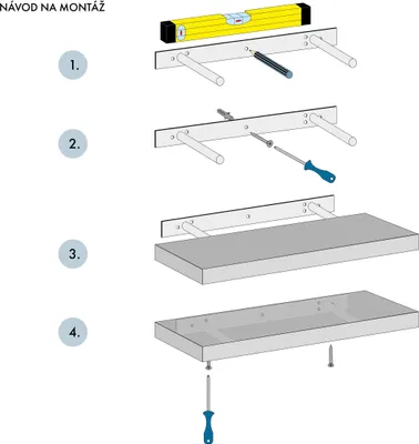 Produktbild von ARTIUM Regal ARLET 80 cm, Eiche sonoma
