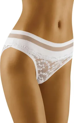 Immagine prodotto di Wolbar wb404 slip da donna a vita normale, bianco, l