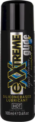 Immagine prodotto di Hot - Exxtreme Glide Lubrificante A Base Di Silicone + Olio Comfort A+ 100 Ml