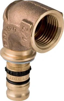 Immagine prodotto di Geberit GE Mepla Raccordo a gomito, 90 gradi, d20mm Pressfitting, Rp1/2 filettatura esterna, 1 pz.