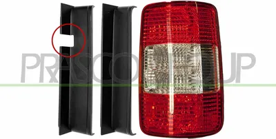 Produktbild von PRASCO Rückleuchte Heckleuchte Rechts für VW Caddy III Kombi (2KB, 2KJ, 2CB, 2CJ) Caddy III Kastenwagen (2KA, 2KH, 2CA, 2CH)