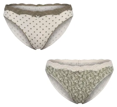 Produktbild von Janira 2er-Pack Damen-Baumwoll-Brislip-Slips Coquettes 1031497