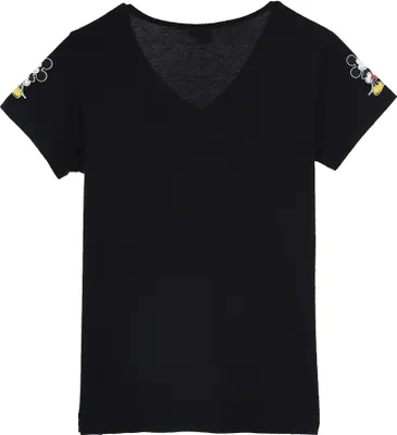 Produktbild von Mickey Mouse Herren T-Shirt Erwachsene Kurzarmshirt in drei Farben, Farbe:Schwarz, Größe Herren:S