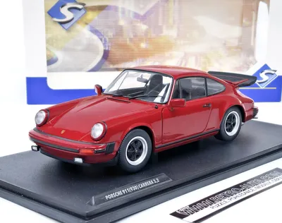 Obrázok produktu pre Porsche 911 (930) Carrera 3.2 1984 červená - SOLIDO 1:18
