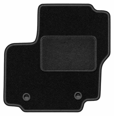 Productafbeelding van Velours bestuurdersmat voor Ford Galaxy MK2 2006-2011 – zwart, op maat – Wielganizator LUX